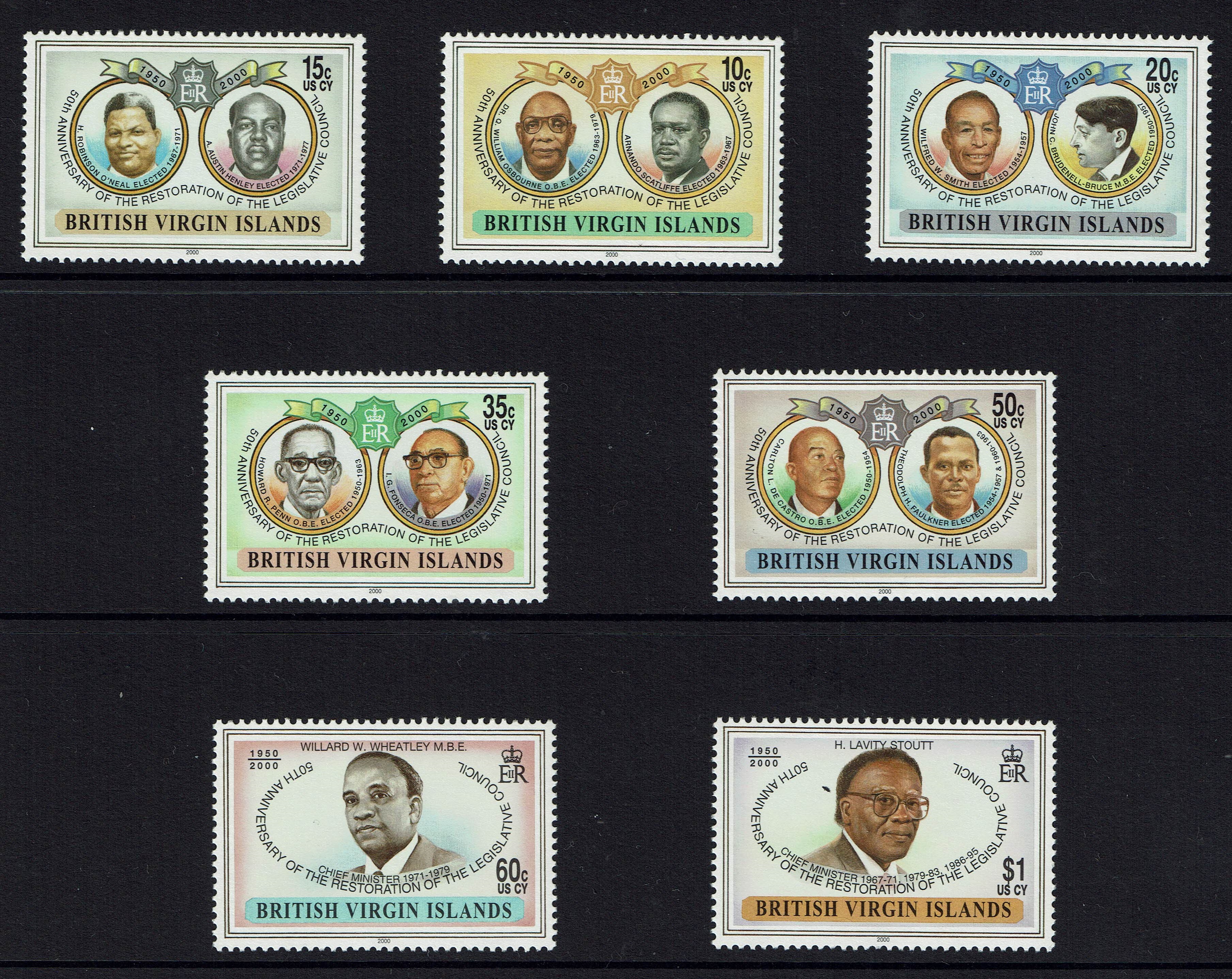 British Virgin Islands SG 1064-70